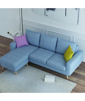Sofa L Góc 810 (2.4m x 1.6m) + 1 bàn trà MS00